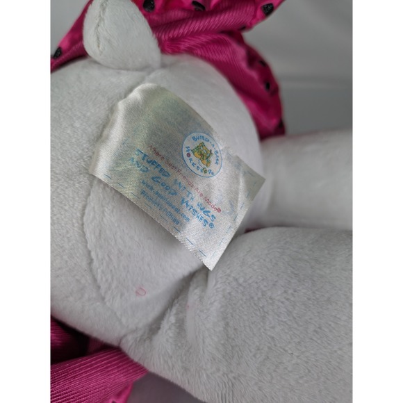 Hello Kitty Sanrio 17" White Plush Toy with Pink Bow Build a Bear Workshop - Picture 4 of 6